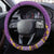 African Dashiki Steering Wheel Cover Luxury Violet - Wonder Print Shop