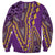 African Dashiki Sweatshirt Luxury Violet - Wonder Print Shop