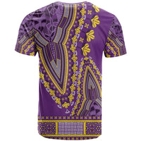 African Dashiki T Shirt Luxury Violet - Wonder Print Shop