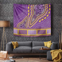 African Dashiki Tapestry Luxury Violet - Wonder Print Shop