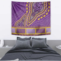 African Dashiki Tapestry Luxury Violet - Wonder Print Shop