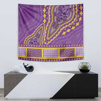 African Dashiki Tapestry Luxury Violet - Wonder Print Shop