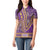 African Dashiki Women Polo Shirt Luxury Violet - Wonder Print Shop