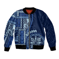 Samoa Siapo Motif Bomber Jacket Classic Style - Bue Ver LT7 - Wonder Print Shop