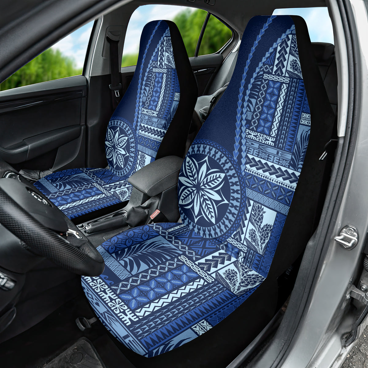 Samoa Siapo Motif Car Seat Cover Classic Style - Bue Ver LT7 - Wonder Print Shop