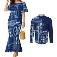 samoa-siapo-motif-couples-matching-mermaid-dress-and-long-sleeve-button-shirt-classic-style-bue-ver