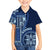 Samoa Siapo Motif Family Matching Summer Maxi Dress and Hawaiian Shirt Classic Style - Bue Ver - Wonder Print Shop