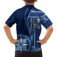 Samoa Siapo Motif Hawaiian Shirt Classic Style - Bue Ver - Wonder Print Shop