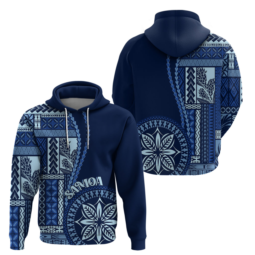 Samoa Siapo Motif Hoodie Classic Style - Bue Ver - Wonder Print Shop