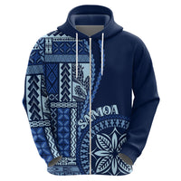 Samoa Siapo Motif Hoodie Classic Style - Bue Ver - Wonder Print Shop