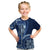 Samoa Siapo Motif Kid T Shirt Classic Style - Bue Ver - Wonder Print Shop