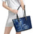 Samoa Siapo Motif Leather Tote Bag Classic Style - Bue Ver - Wonder Print Shop