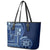 Samoa Siapo Motif Leather Tote Bag Classic Style - Bue Ver - Wonder Print Shop