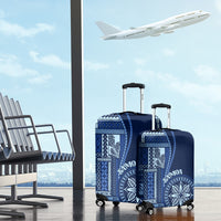 Samoa Siapo Motif Luggage Cover Classic Style - Bue Ver - Wonder Print Shop