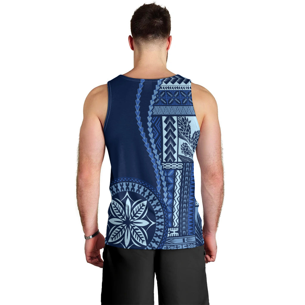 Samoa Siapo Motif Men Tank Top Classic Style - Bue Ver - Wonder Print Shop