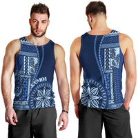 Samoa Siapo Motif Men Tank Top Classic Style - Bue Ver - Wonder Print Shop