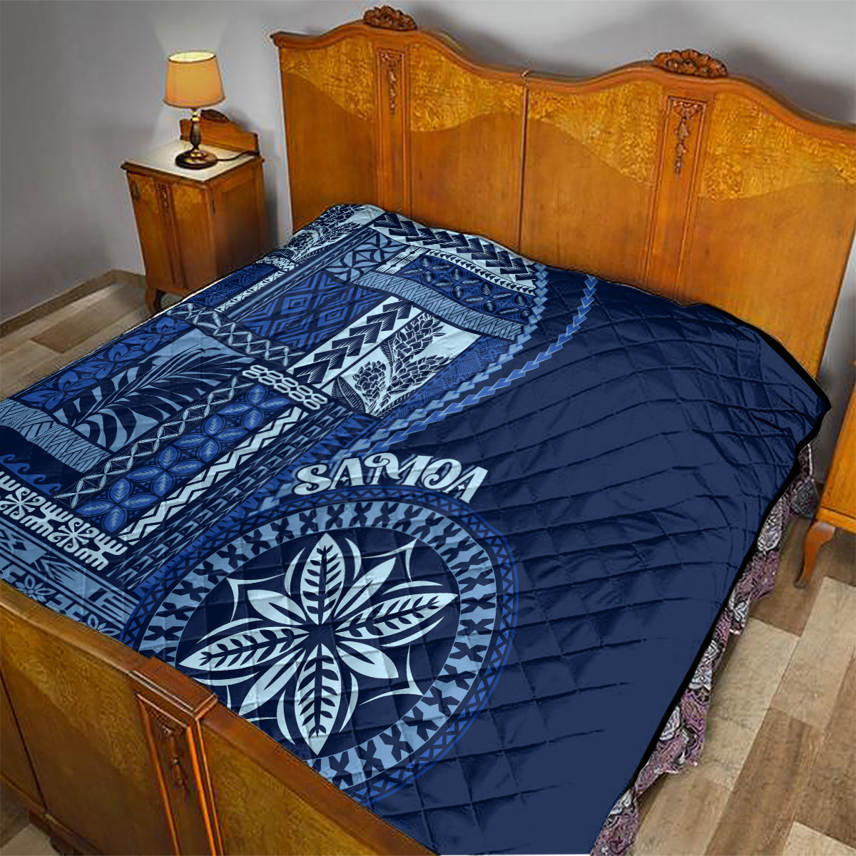 Samoa Siapo Motif Quilt Classic Style - Bue Ver - Wonder Print Shop