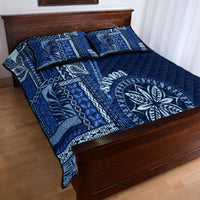 Samoa Siapo Motif Quilt Bed Set Classic Style - Bue Ver - Wonder Print Shop