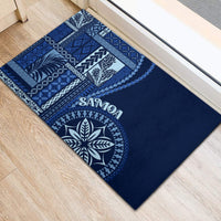 Samoa Siapo Motif Rubber Doormat Classic Style - Bue Ver - Wonder Print Shop