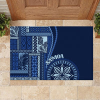 Samoa Siapo Motif Rubber Doormat Classic Style - Bue Ver - Wonder Print Shop