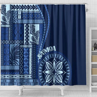 samoa-siapo-motif-shower-curtain-classic-style-bue-ver