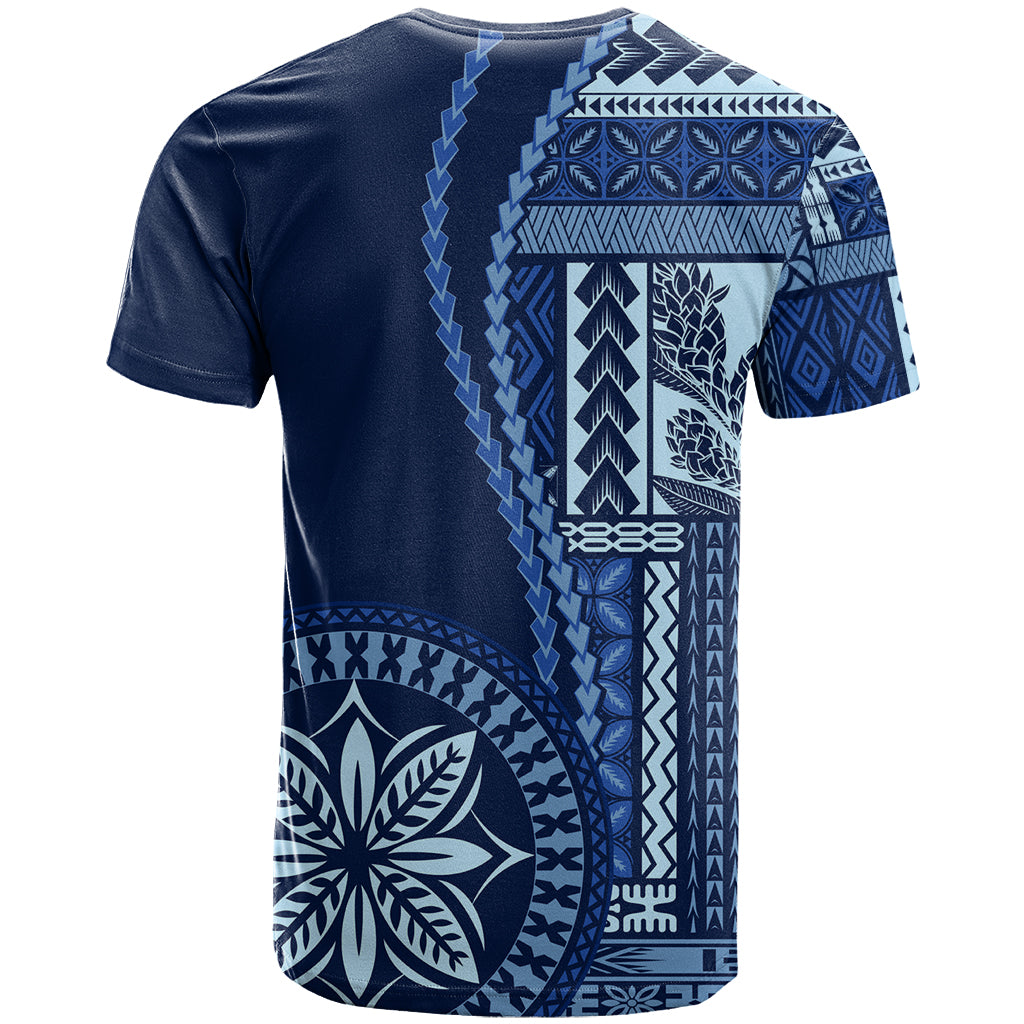 Samoa Siapo Motif T Shirt Classic Style - Bue Ver - Wonder Print Shop