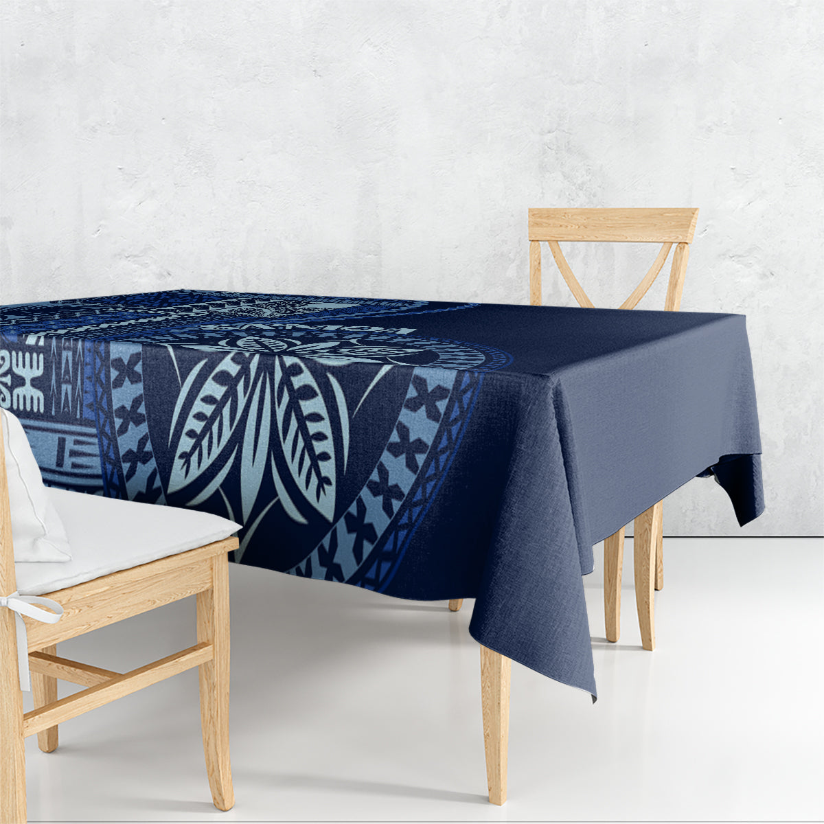 Samoa Siapo Motif Tablecloth Classic Style - Bue Ver - Wonder Print Shop