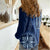 Samoa Siapo Motif Women Casual Shirt Classic Style - Bue Ver - Wonder Print Shop