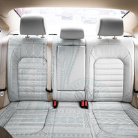 Samoa White Sunday Back Car Seat Cover Classic Siapo Style LT7 - Wonder Print Shop