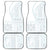 Samoa White Sunday Car Mats Classic Siapo Style LT7 - Wonder Print Shop