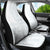 Samoa White Sunday Car Seat Cover Classic Siapo Style LT7 - Wonder Print Shop