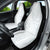 Samoa White Sunday Car Seat Cover Classic Siapo Style LT7 - Wonder Print Shop