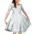 Samoa White Sunday Family Matching Off Shoulder Maxi Dress and Hawaiian Shirt Classic Siapo Style LT7 - Wonder Print Shop