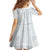 Samoa White Sunday Family Matching Off Shoulder Maxi Dress and Hawaiian Shirt Classic Siapo Style LT7 - Wonder Print Shop