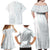 Samoa White Sunday Family Matching Off Shoulder Maxi Dress and Hawaiian Shirt Classic Siapo Style LT7 - Wonder Print Shop