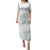 Samoa White Sunday Family Matching Puletasi Dress and Hawaiian Shirt Classic Siapo Style - Wonder Print Shop