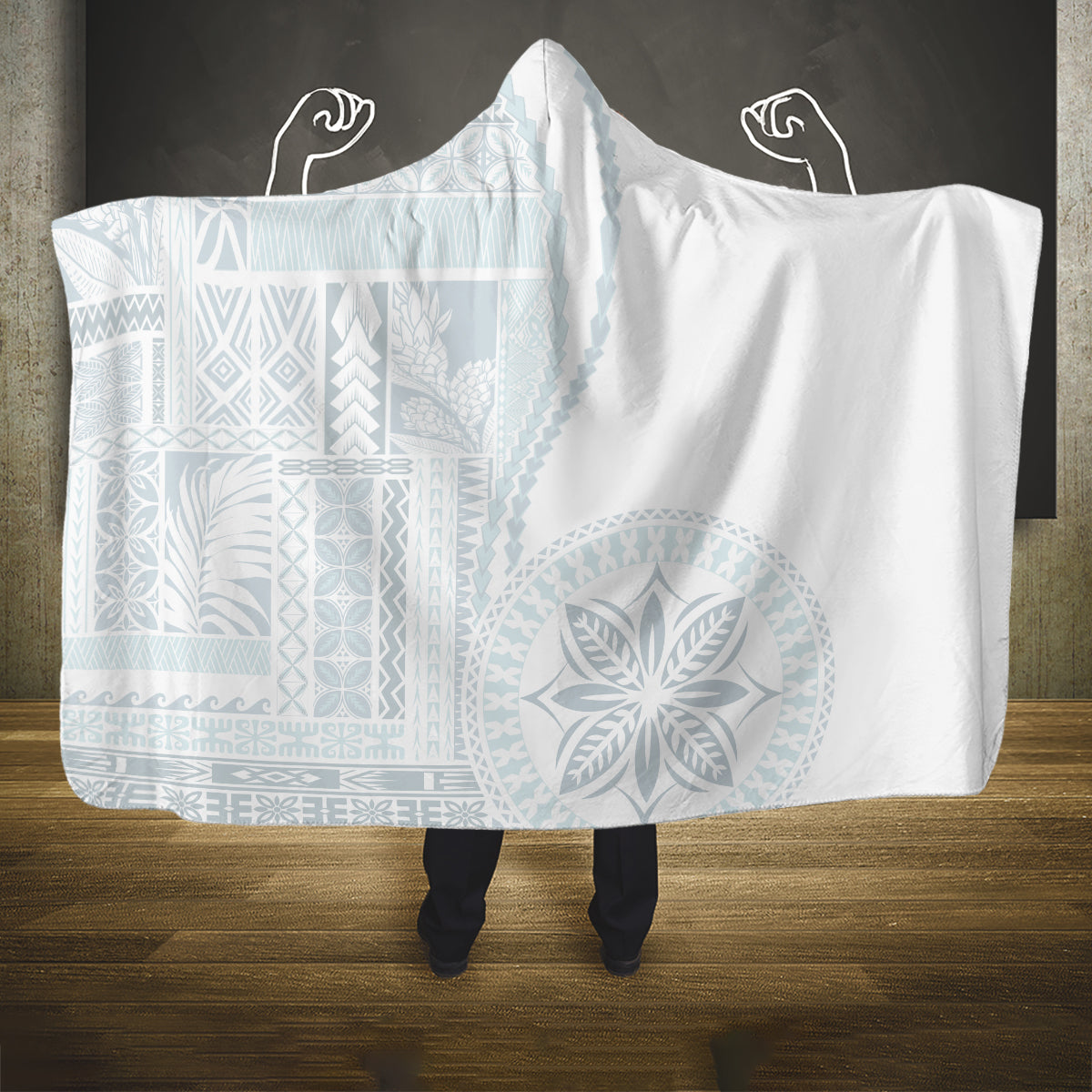 samoa-white-sunday-hooded-blanket-classic-siapo-style