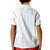Samoa White Sunday Kid Polo Shirt Classic Siapo Style - Wonder Print Shop