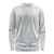 Samoa White Sunday Long Sleeve Shirt Classic Siapo Style - Wonder Print Shop