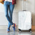 Samoa White Sunday Luggage Cover Classic Siapo Style - Wonder Print Shop