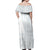 Samoa White Sunday Off Shoulder Maxi Dress Classic Siapo Style - Wonder Print Shop