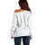 Samoa White Sunday Off Shoulder Sweater Classic Siapo Style - Wonder Print Shop