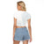 Samoa White Sunday Raglan Cropped T Shirt Classic Siapo Style - Wonder Print Shop