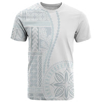Samoa White Sunday T Shirt Classic Siapo Style - Wonder Print Shop