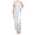 Samoa White Sunday Tank Maxi Dress Classic Siapo Style - Wonder Print Shop