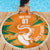 Ivory Coast Football Custom Beach Blanket Les Elephants Champions LT7 - Wonder Print Shop