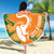 Ivory Coast Football Custom Beach Blanket Les Elephants Champions LT7 - Wonder Print Shop