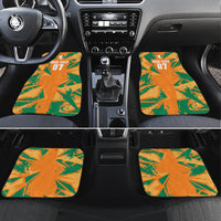 Ivory Coast Football Custom Car Mats Les Elephants Champions LT7 - Wonder Print Shop
