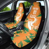 Ivory Coast Football Custom Car Seat Cover Les Elephants Champions LT7 - Wonder Print Shop