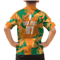 Ivory Coast Football Custom Family Matching Mermaid Dress and Hawaiian Shirt Les Elephants Champions LT7 - Wonder Print Shop